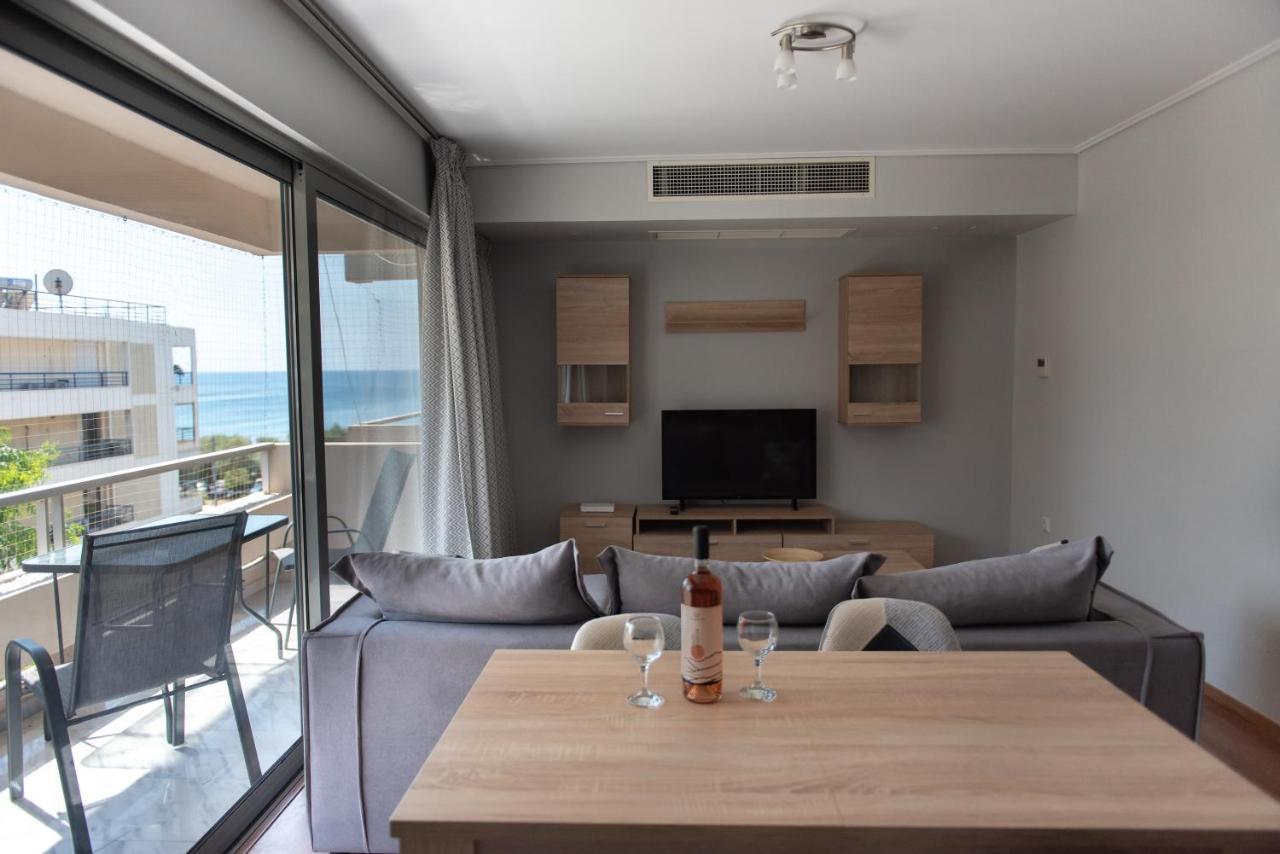 Sea View Apartment In Alimos Region Athen Eksteriør bilde